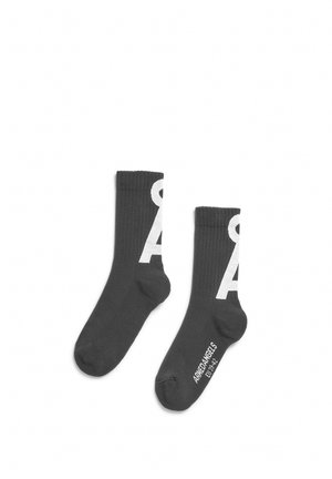 ARMEDANGELS ARMEDANGELS SAAMUS SHORT UNISEX - Chaussettes - black-white