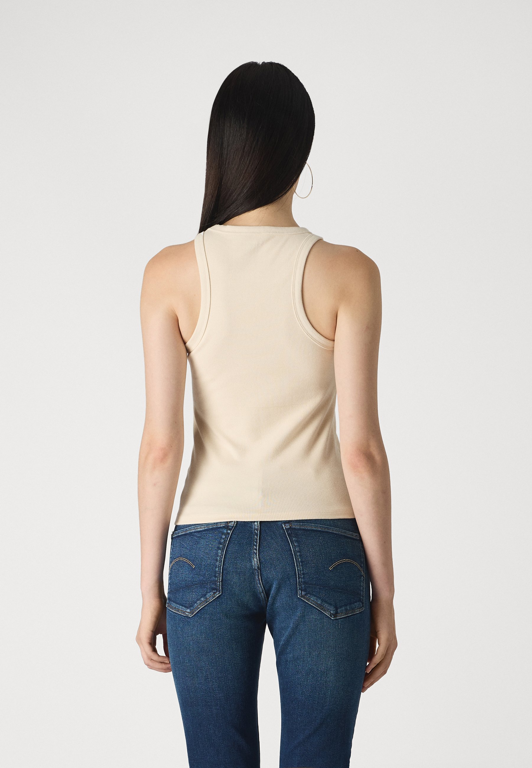 トップス ameri vintage USEFUL BACK SHEER TANK TOP USEFUL BACK SHEER TANK TOP