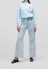 KARL LAGERFELD Široké džíny - light-blue denim
