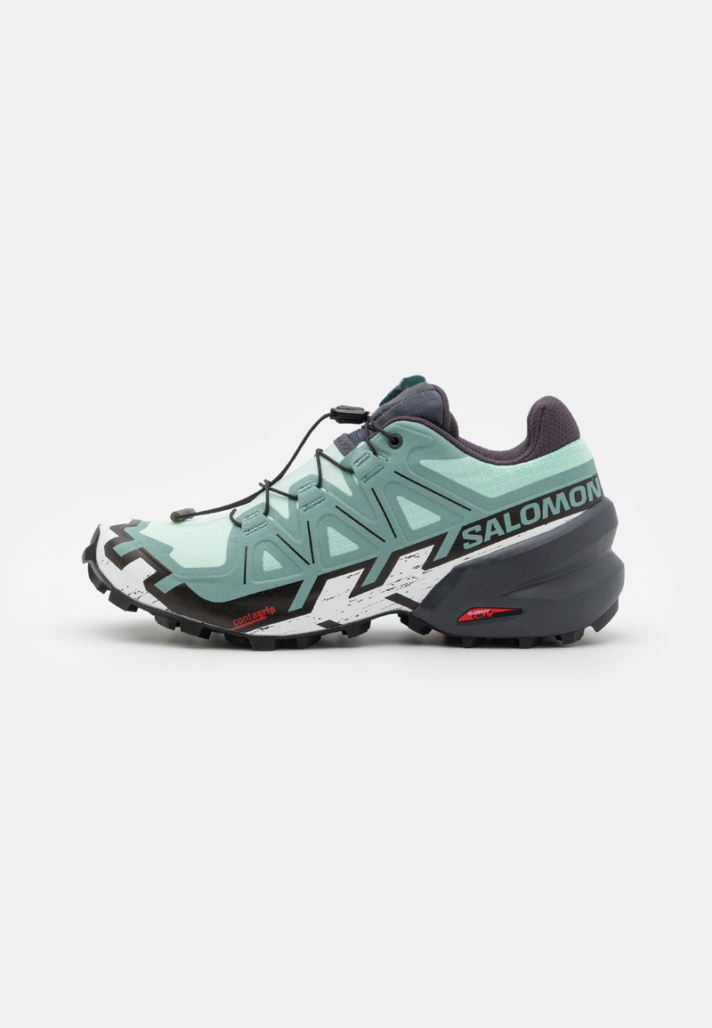 Salomon SPEEDCROSS 6 - Sapatilhas de trail running - yucca/ebony/white