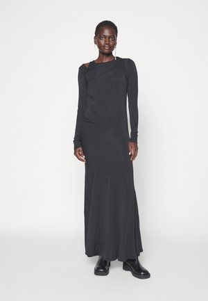WOOD WOOD ERICA WRAP DRESS - Džersio suknelė - black