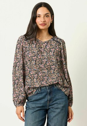 FatFace, EMBROIDERED BLOUSE - Blouse - navy meadow