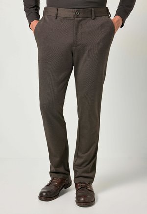 FLEXNAMIC STRAIGHT FIT - Stoffhose - dark brown