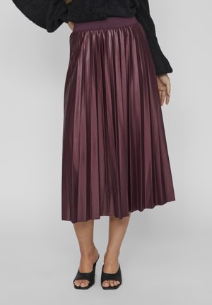 Falda acampanada - dark red