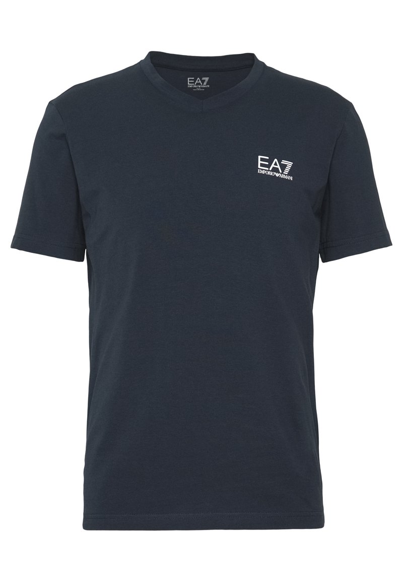 EA7 Emporio Armani T-shirt basic donkerblauw EA7 Emporio Armani T-shirt basic donkerblauw