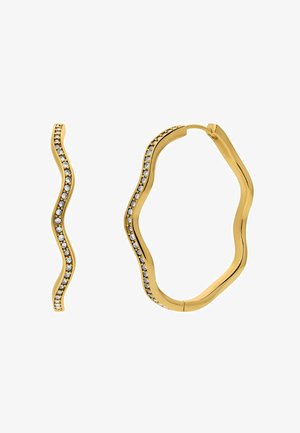 Lucardi, Oorbellen - gold-coloured white