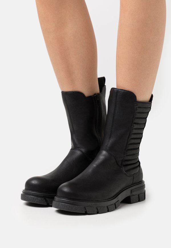 Stiefelette - schwarz