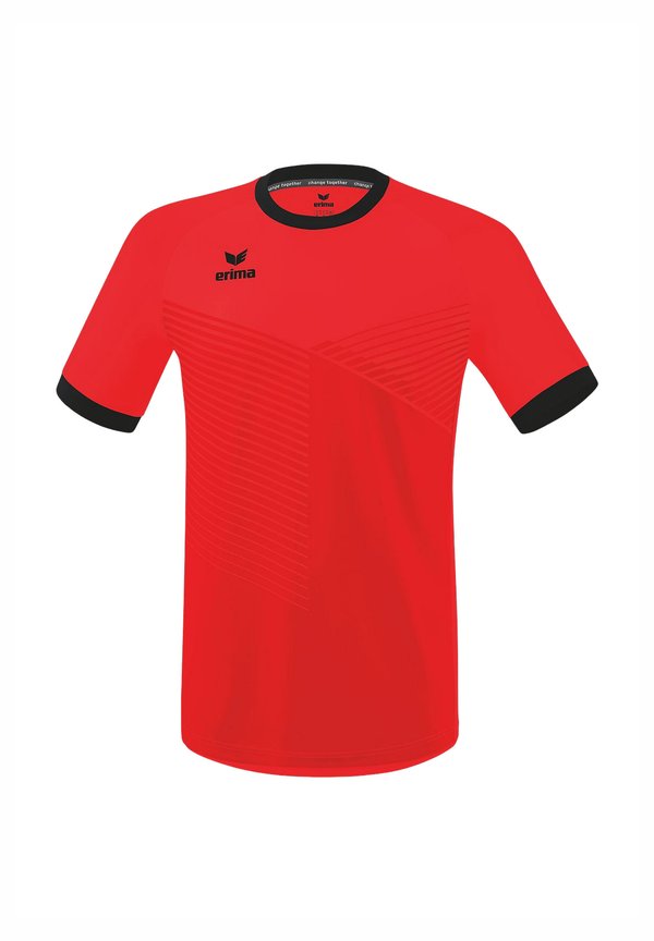 T-Shirt print - rotschwarz