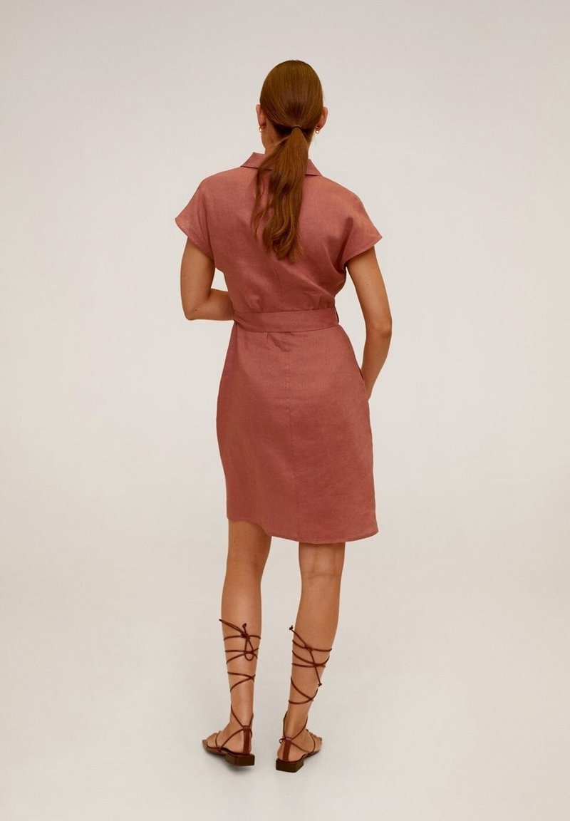 Mango Shirt dress - pink - (Pre-owned) - Zalando.ie
