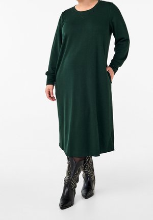 Denní šaty - dark green