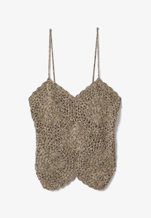 Stefanel, TOP. - Top - white black