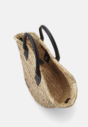 SIGNATURE BIG - Handbag - natural/black