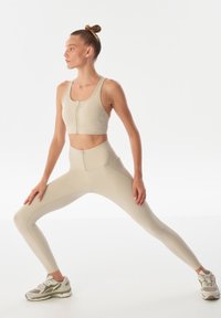 Twist Leggings - Hosen - cream