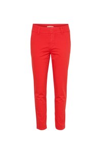 SOFFY - Trousers - mars red