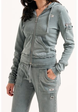 Zip-up sweatshirt - green