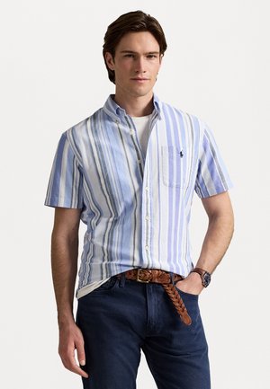 CUSTOM FIT STRIPED OXFORD SHIRT - Button down-skjorte - blue
