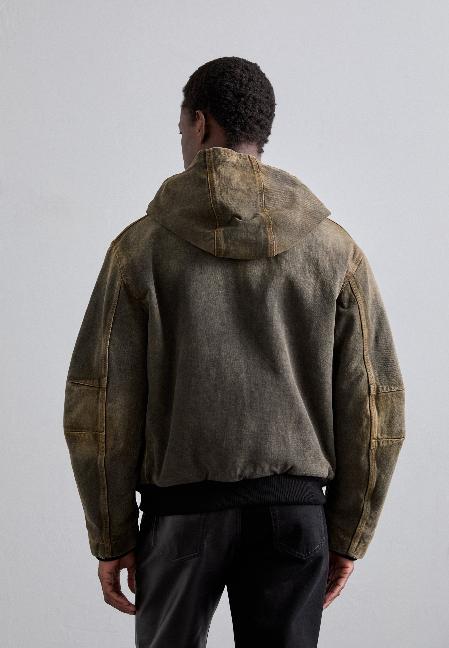 MM6 Maison Margiela SPORTSJACKET - Chaqueta vaquera - brown/marrón