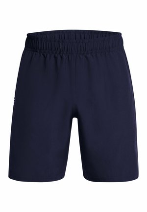 Under Armour TECH WOVEN WORDMARK - Korte sportsbukser - midnight navy