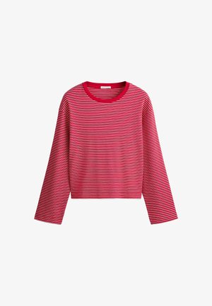 OYSHO, T-shirt à manches longues - red
