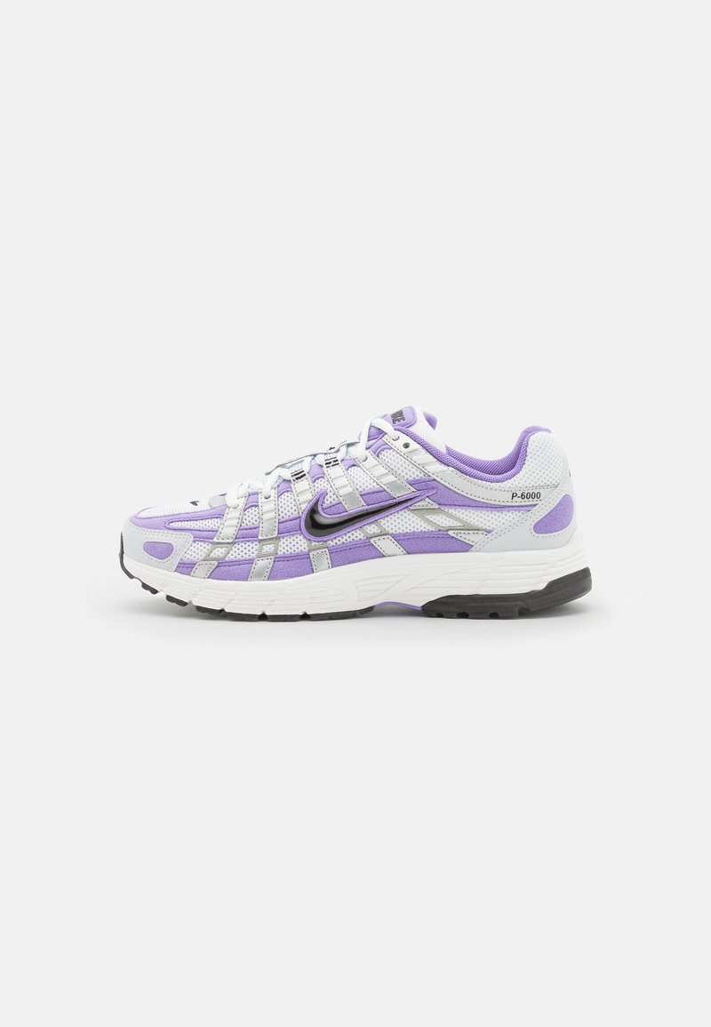 purple and black nike sneakers