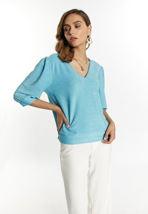 faina GLITZER - Bluse - aqua