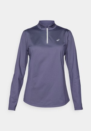 ASICS CORE 1/2 ZIP WINTER TOP - Camiseta de manga larga - indigo fog