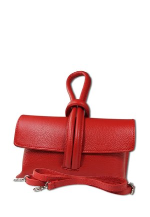 DrachenLeder Umhängetasche - rot