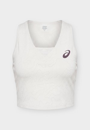 ASICS, MATCH CROP - Débardeur - soft oat