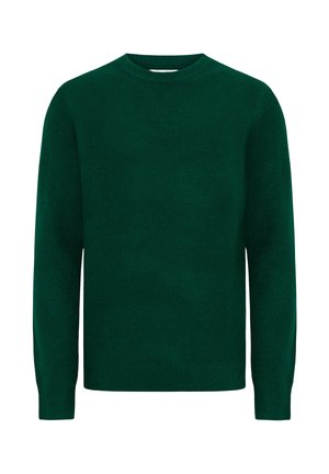 Striktrøje - green solid