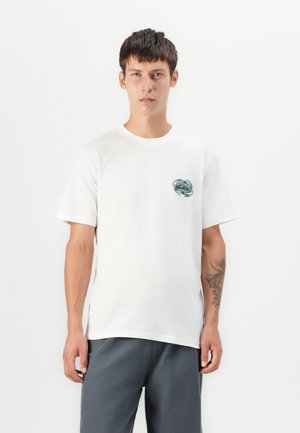 MOON RUN UNISEX - Print T-shirt - white