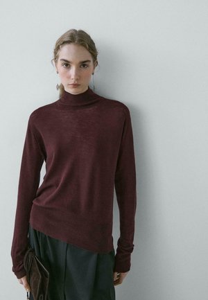 STUDIO - LONG SLEEVE - Trui - bordeaux