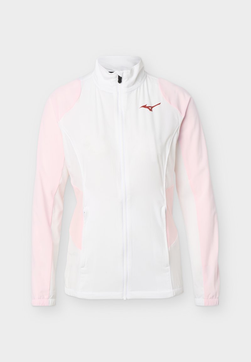 Mizuno FRONTIER SHADOW JACKET - Training jacket - white - Zalando.co.uk