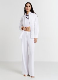 Calliope PALAZZO - Pantaloni - bianco ottico