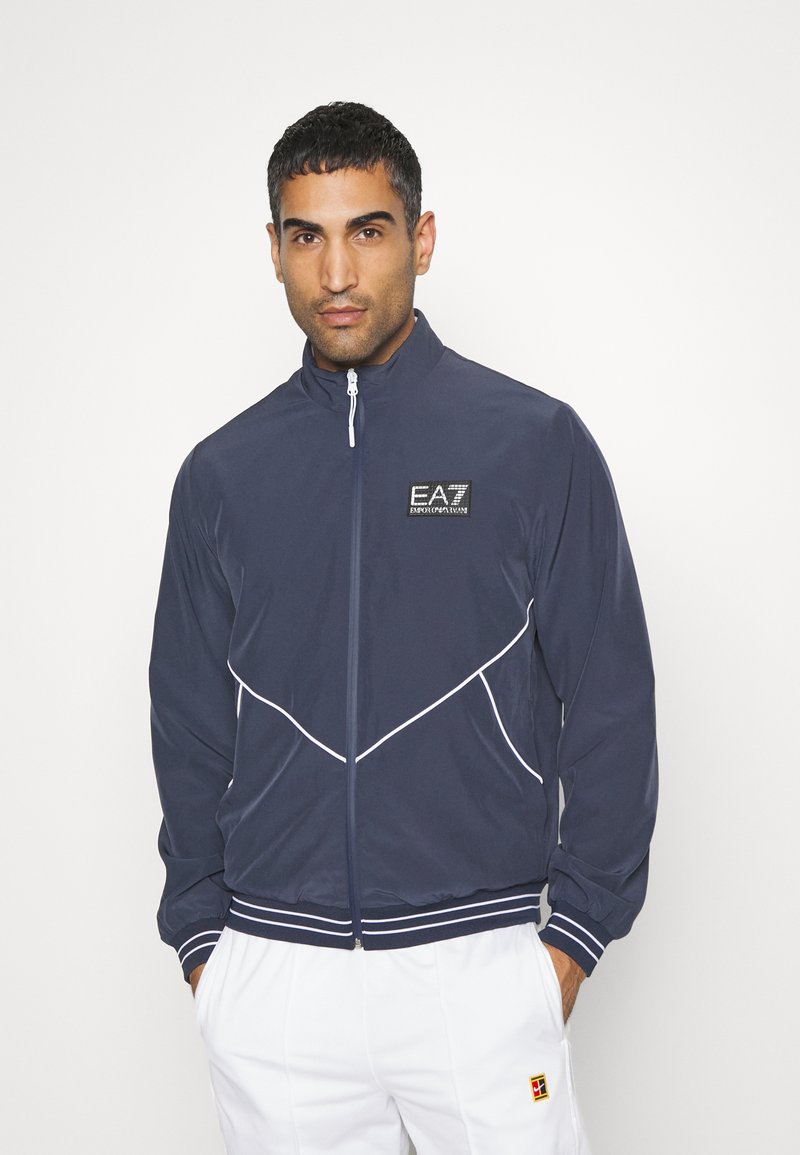 EA7 Emporio Armani TENNIS CLUB JACKET Trainingsjacke navy blue/dunkelblau Zalando.at