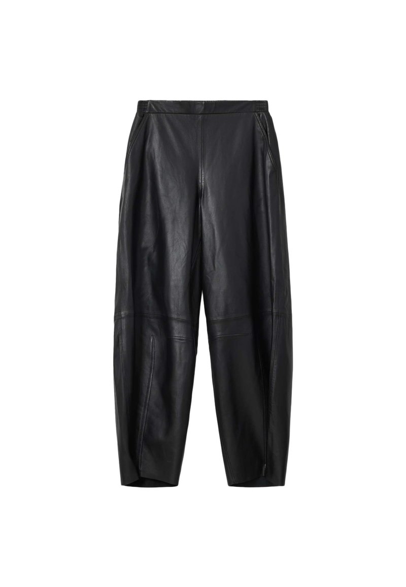AllSaints Leren broek zwart AllSaints Leren broek zwart