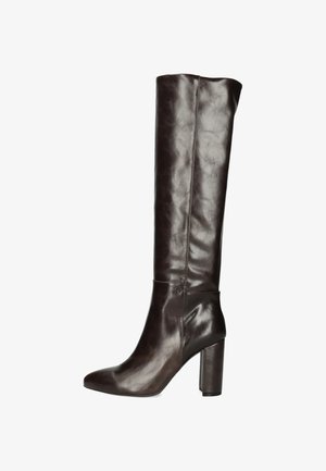 Mexx, MEXX HEELED HIGH BOOT KRYSTAL INDY HEELED HIGH BOOT - Laarzen met hoge hak - dark brown