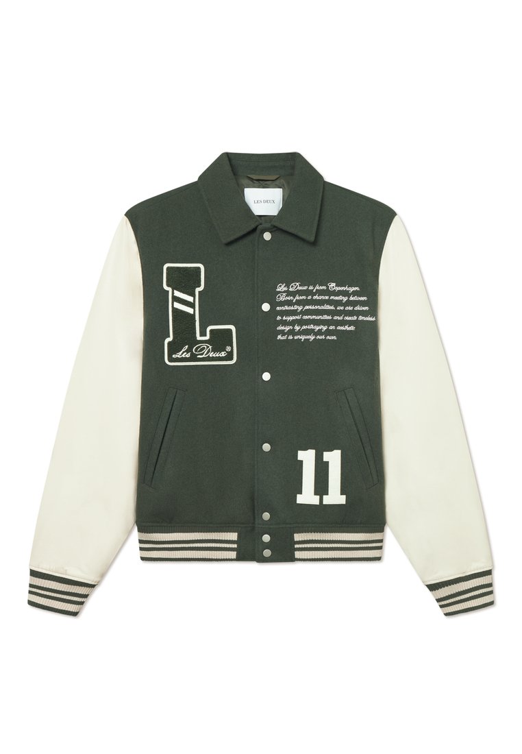 Les Deux LES DEUX - Blouson Bomber - duffel bag/vert - ZALANDO
