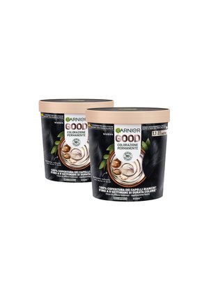 Garnier GARNIER GOOD COLORAZIONE PERMANENTE SENZA AMMONIACA, 90% DI ORIGINE NATURALE - 2 PACK - Tinte capelli - nero mezzanotte
