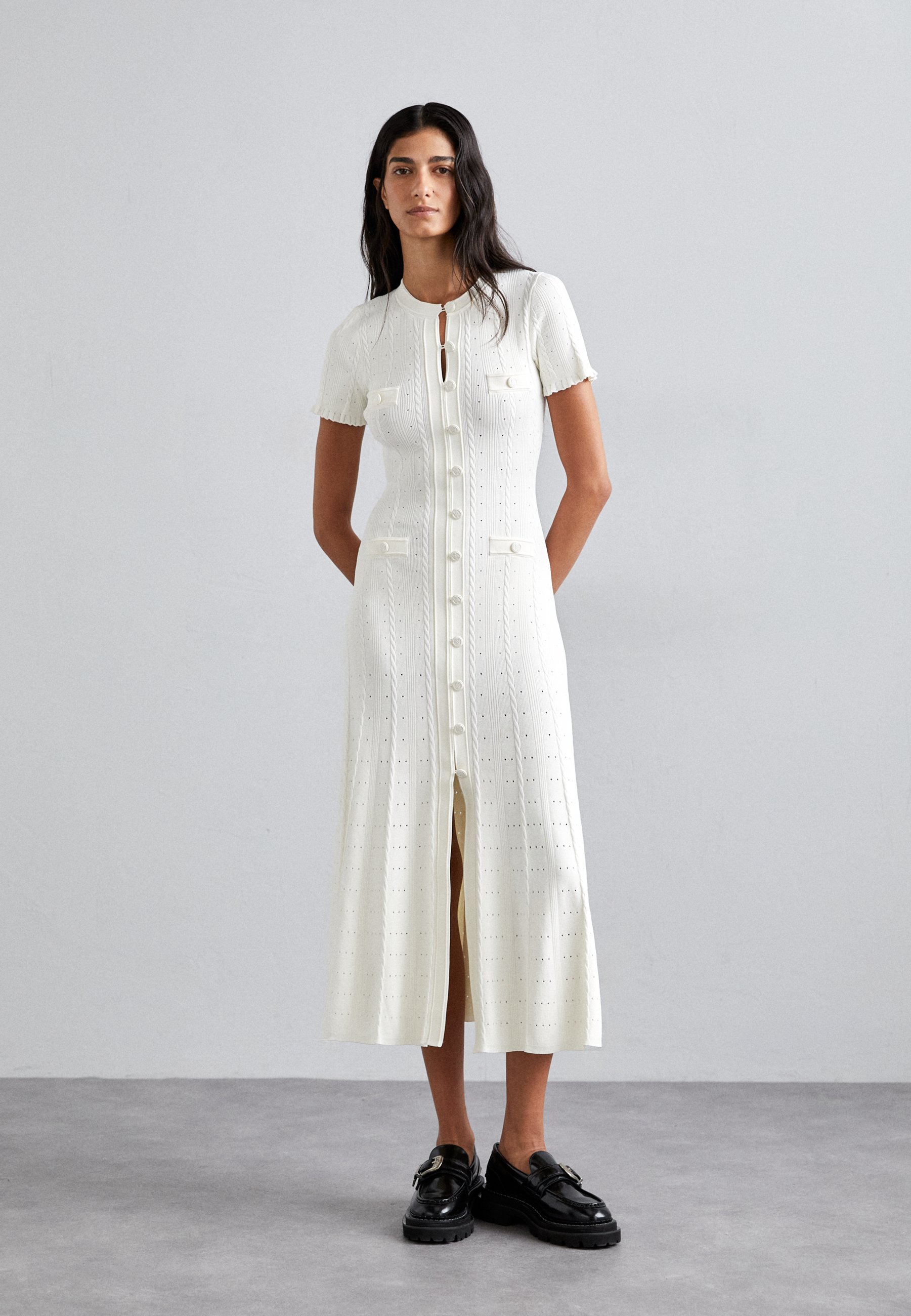 sandro MILO - Maxi dress - ecru/off-white - Zalando