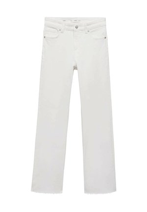 Mango FLARE CROP - Jean flare - white