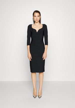 ICON SWEETHEART MIDI DRESS - Kokteilinė suknelė / vakarėlių suknelė - black