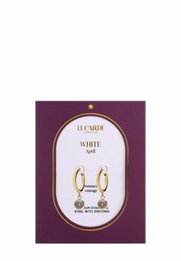 Lucardi Boucles d'oreilles - gold-coloured/white