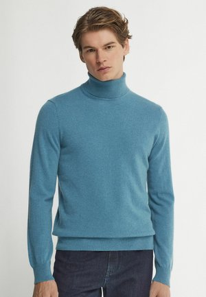 ROLLKRAGEN ULTRASOFT - Strickpullover - Light Blue