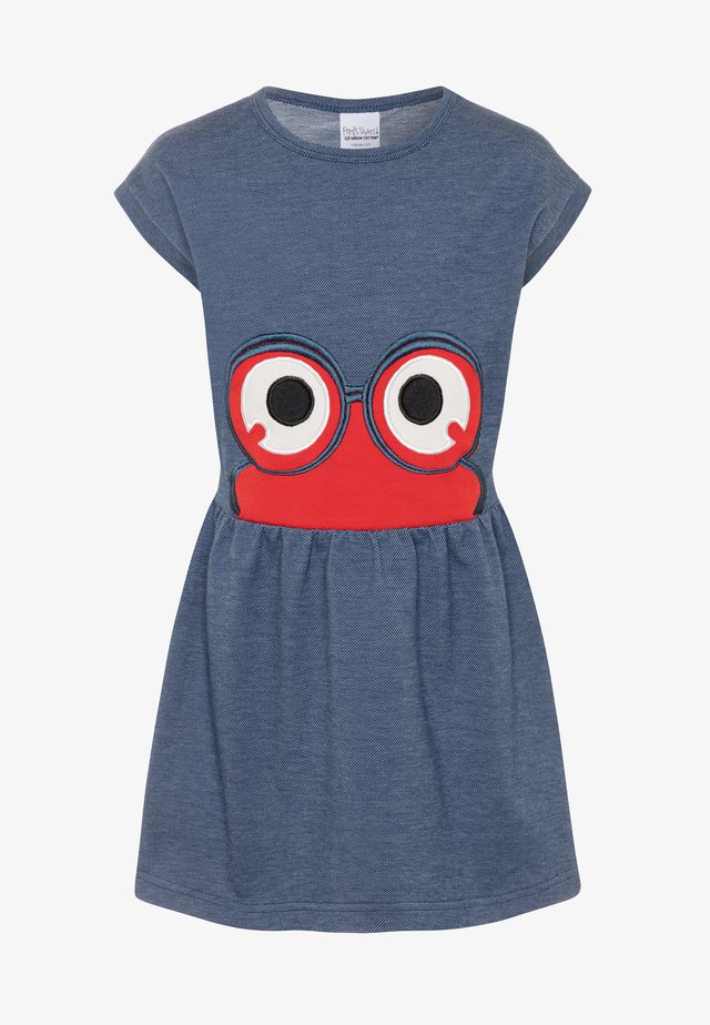 PEEP DRESS - Day dress - denim
