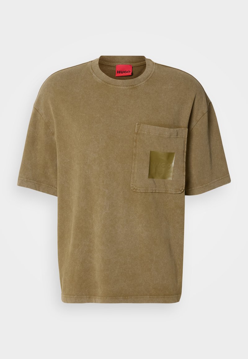 HUGO T-shirt print groen