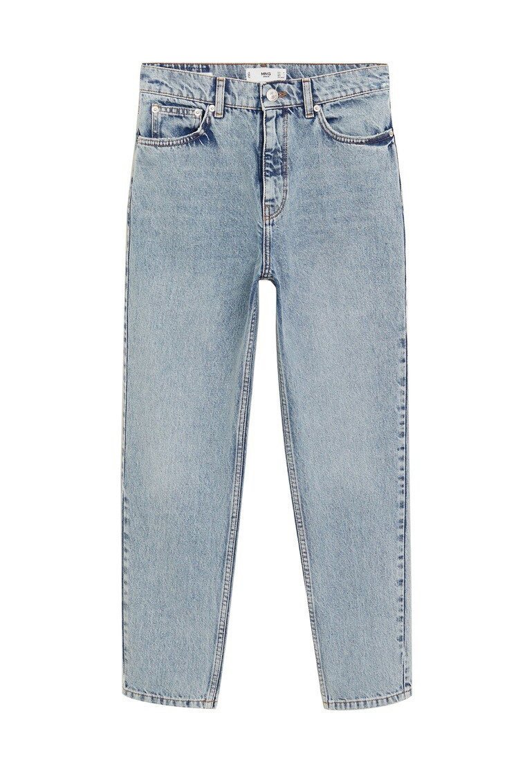 Mango Relaxed fit jeans blauw