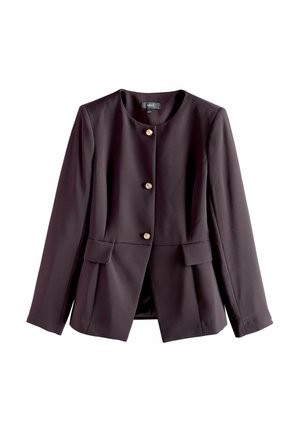 REGULAR FIT - COLLARLESS - Blazer - purple