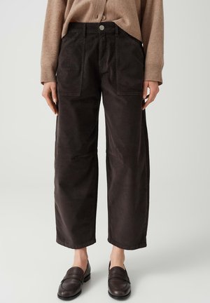 OPUS, MID RISE BARREL FIT - Trousers - affogato