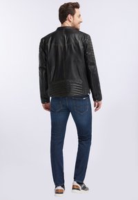 Mustang Leren jas - black