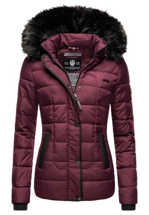 Zimní bunda - mottled bordeaux